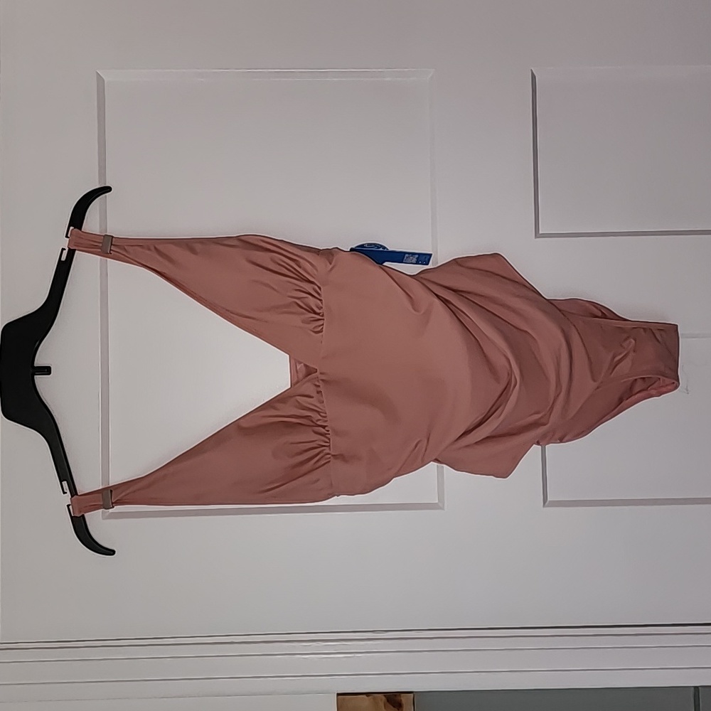 NWT. Cupshe. Blissed one-piece swimsuit. Light Pink. Large